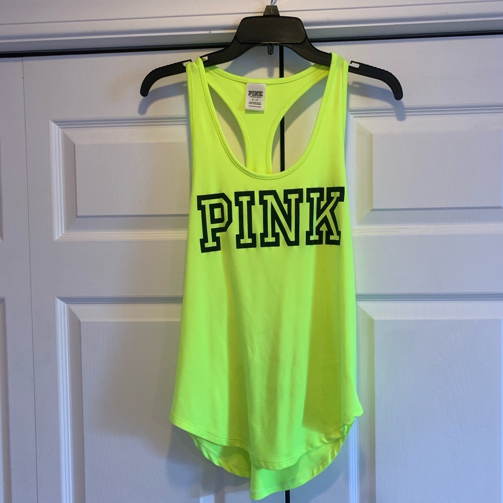 Neon Yellow PINK Tank